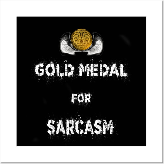 Gold Medal for Sarcasm Award Winner 3D Wall Art by PlanetMonkey